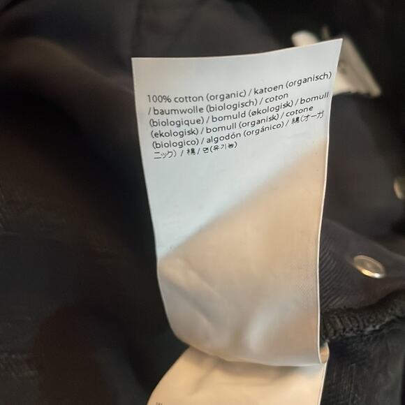 Amendi Jeans Black Logo High Waist Denim Size 32x32 New Retails $285 - Picture 11 of 11